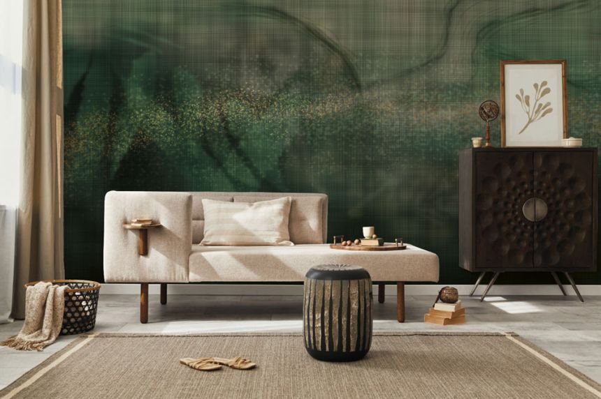 Luxury non-woven wall mural, green, Z15564, Mini Trend, Zambaiti Parati