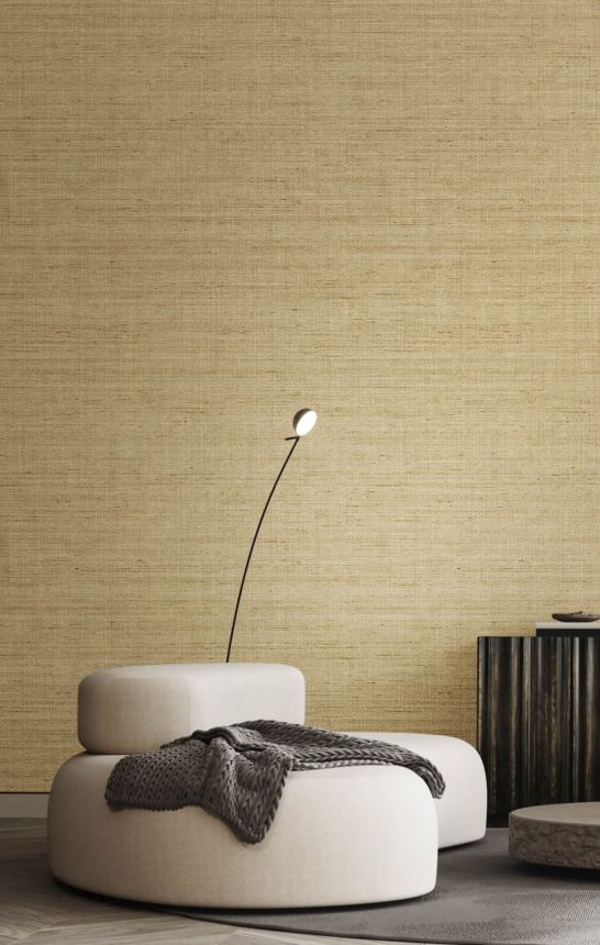 Non-woven wallpaper, brown, fabric imitation, 42263, Aura, Cristiana Masi by Parato
