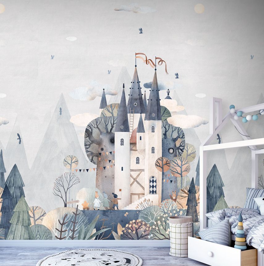 Children's non-woven wall mural, animals, CW6005-2, Cute Walls, Decoprint