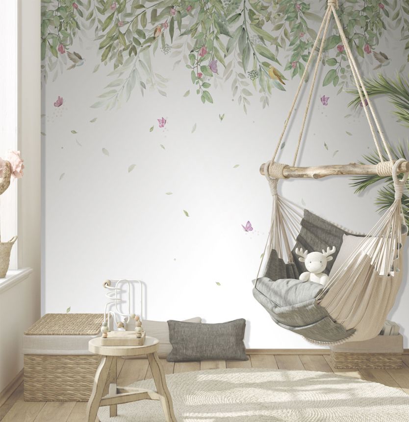 Non-woven wall mural, flowers, CW6130-1, Cute Walls, Decoprint
