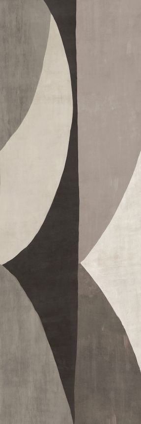 Geometric non-woven wall mural, grey, DGAMA3031-260, Amani, Masureel