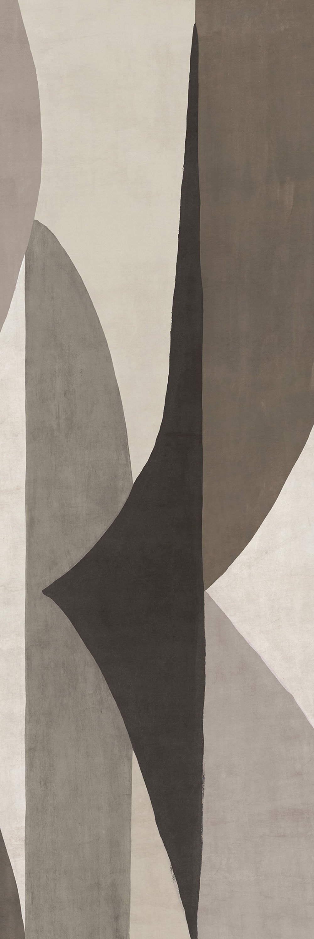 Geometric non-woven wall mural, grey, DGAMA3032-300, Amani, Masureel