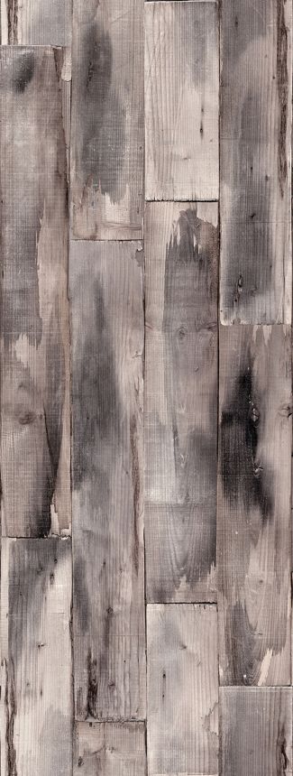 Non-woven wall mural, grey, wood, FW4051-11, Feature Walls, Decoprint