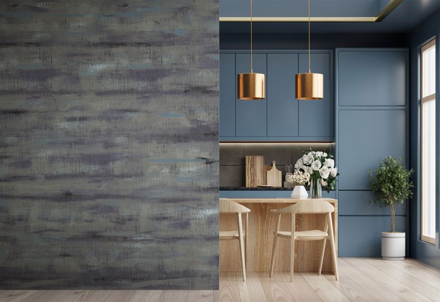 Non-woven wall mural, blue, painting, FW4053-4, Feature Walls, Decoprint