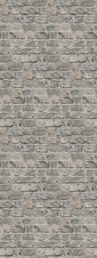 Non-woven wall mural, grey, bricks, FW4055-4, Feature Walls, Decoprint