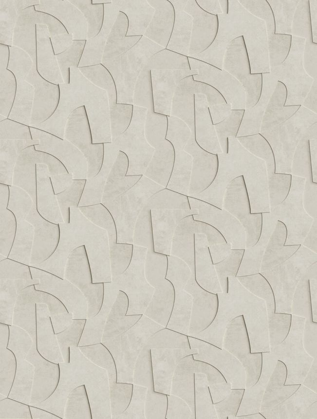 Geometric non-woven wall mural, 3D, grey, FW4042-1, Feature Walls, Decoprint