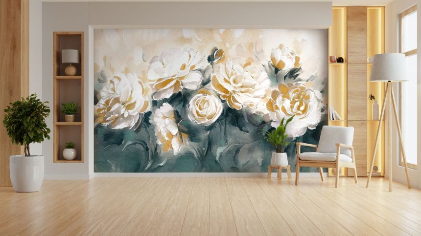 Customized non-woven wall mural, Flowers, 10046, Vavex