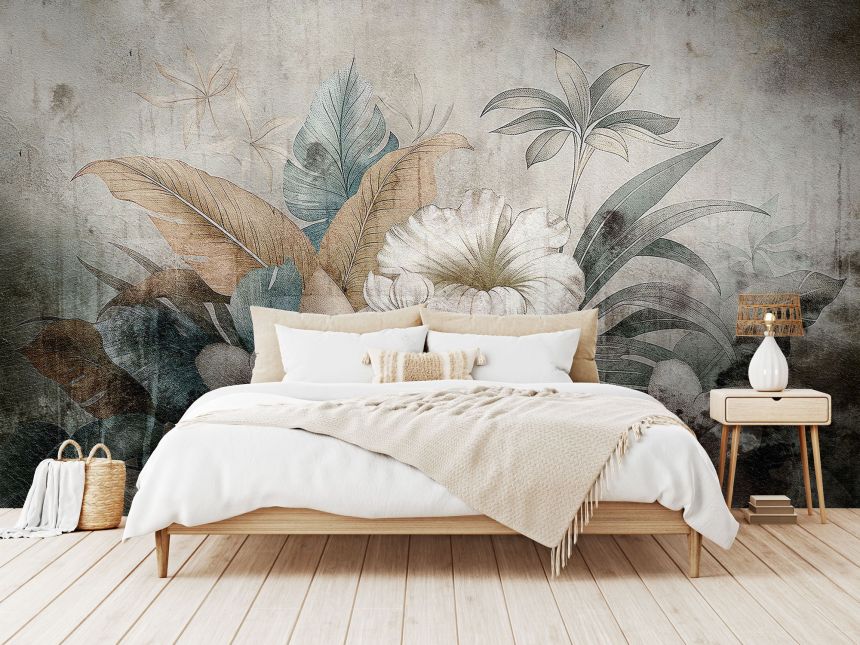 Customized wall mural, Flowers and leaves, 10080, Vavex