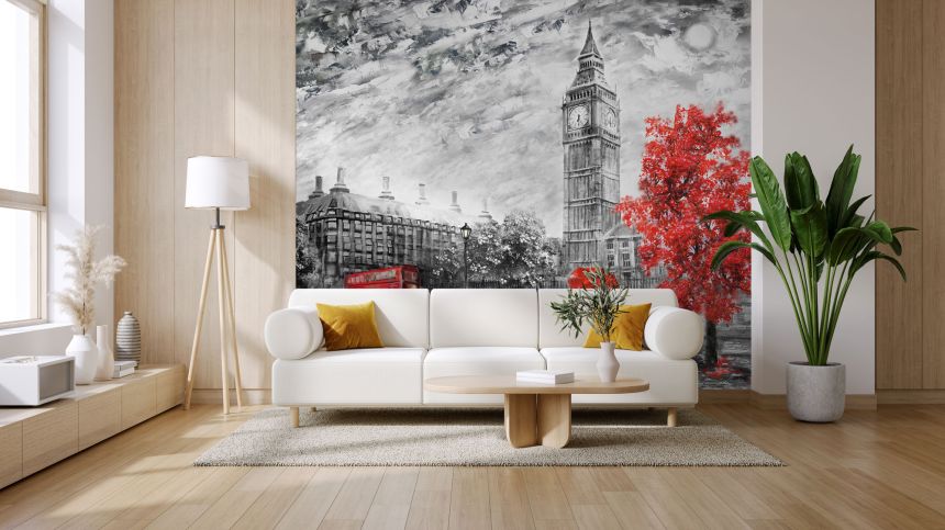 Customized non-woven wall mural, London, 10094, Vavex