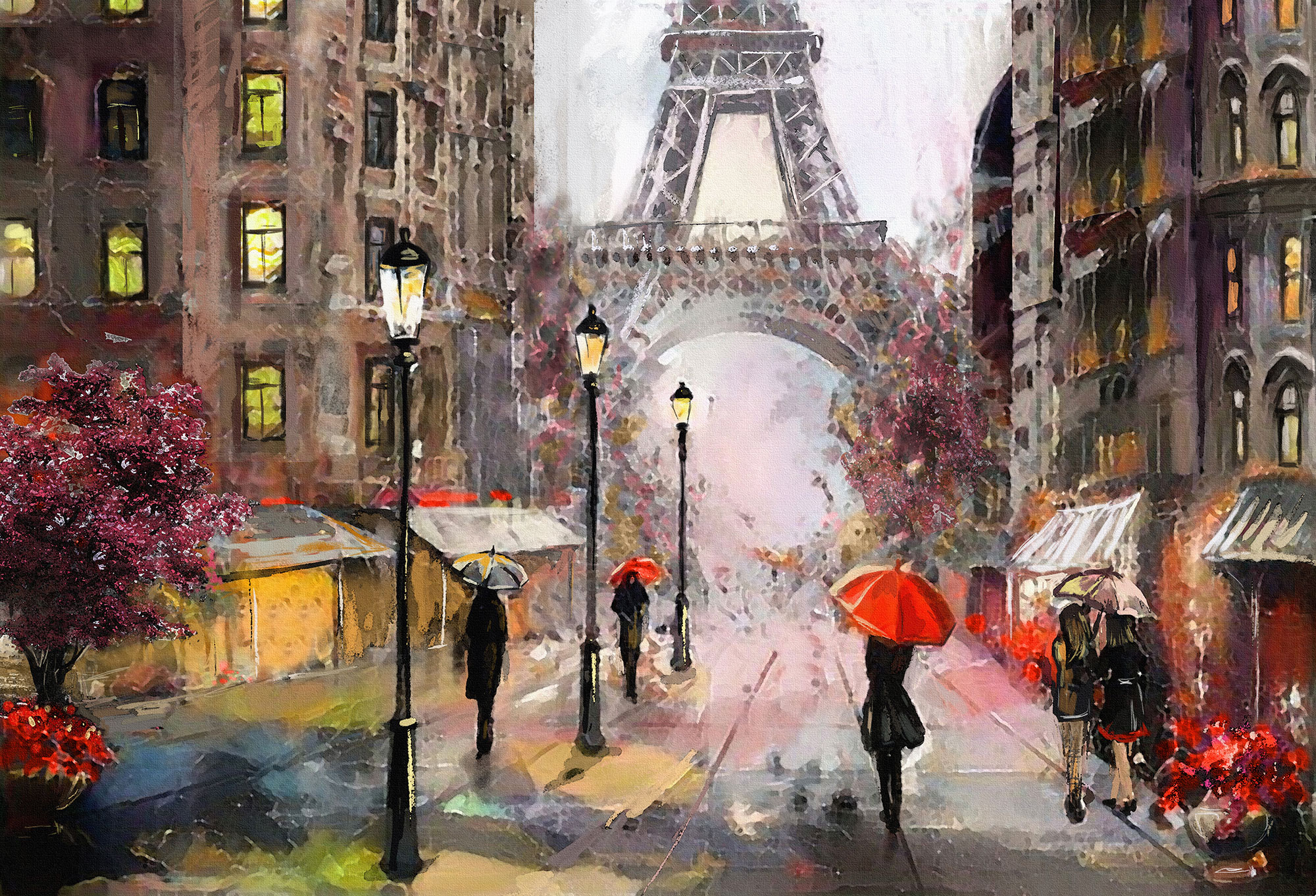 Customized non-woven wall mural, Autumn Paris, Tour Eiffel, 10097, Vavex