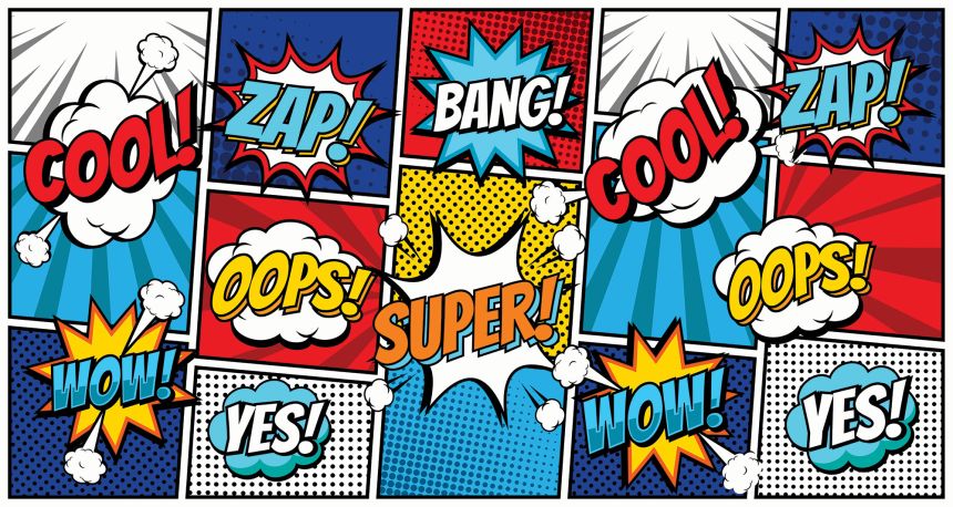 Customized non-woven wall mural, Comics, 10149, Vavex