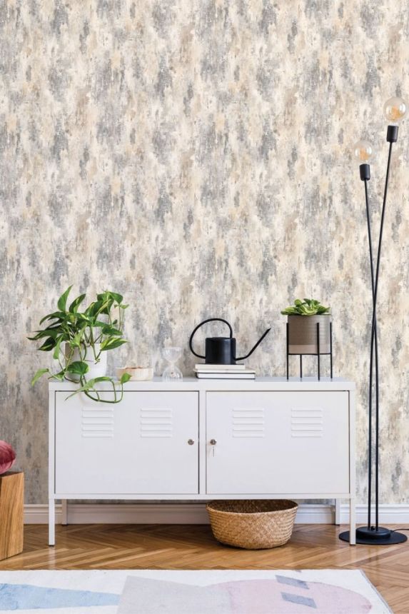 Non-woven wallpaper Flaked concrete wall JF1101, Botanica, Texture Vavex