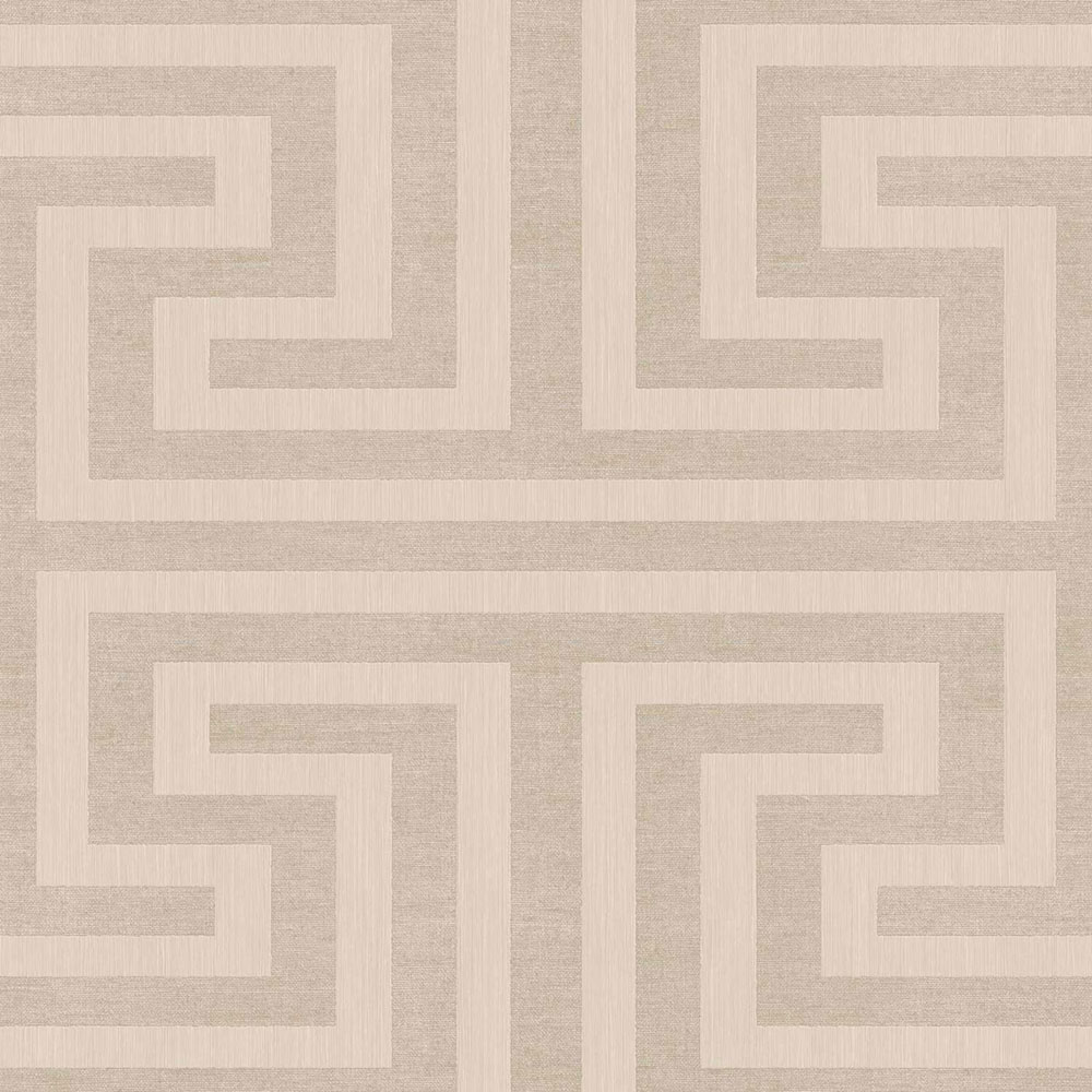 Non-woven wallpaper, geometric, grey-beige, 27514, Sintesi, Cristiana Masi by Parato