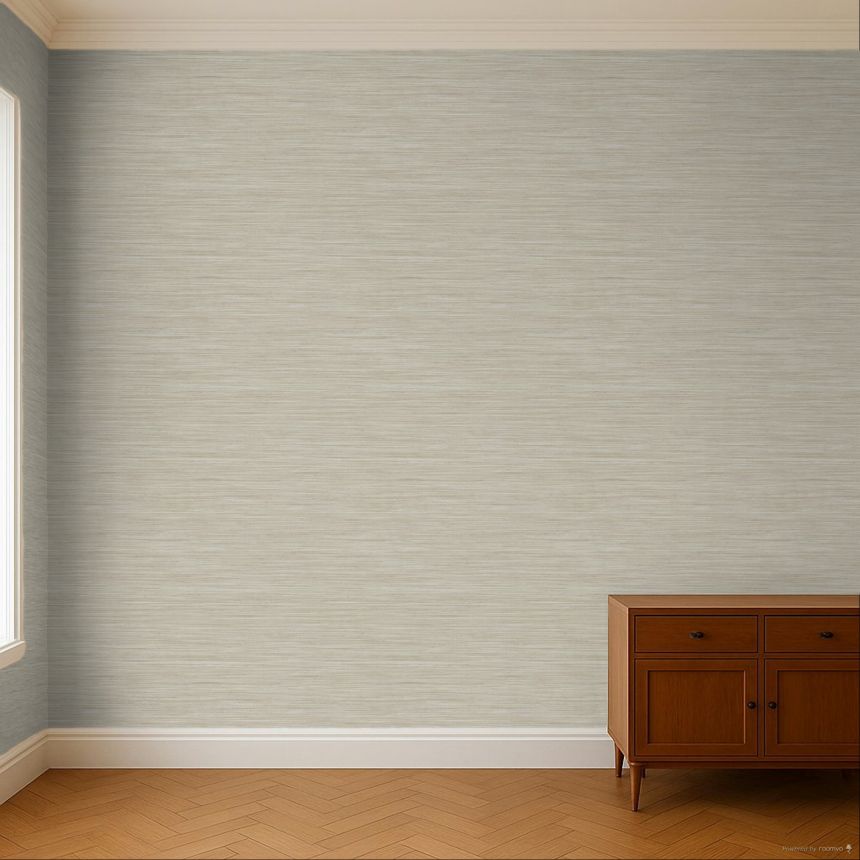 Wallpaper, grey-beige, fabric imitation, 35971, Ornamenta, Parato by Cristiana Masi
