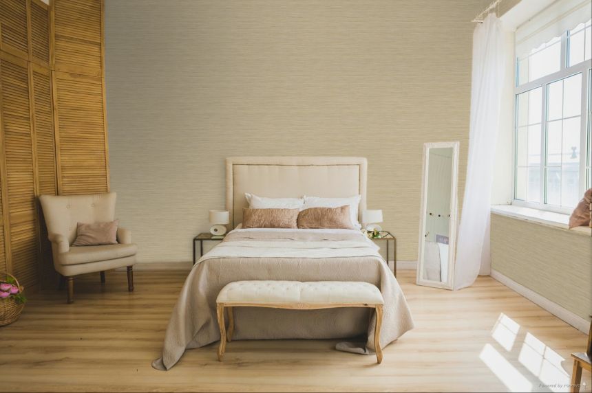 Wallpaper, beige, fabric imitation, 35975, Ornamenta, Parato by Cristiana Masi