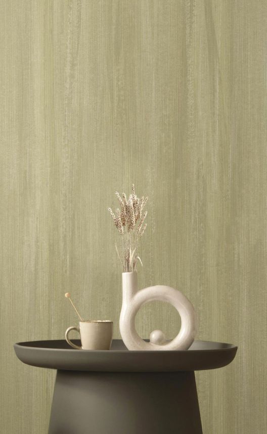 Non-woven wallpaper, fabric imitation, grey-blue, 27546, Sintesi, Cristiana Masi by Parato