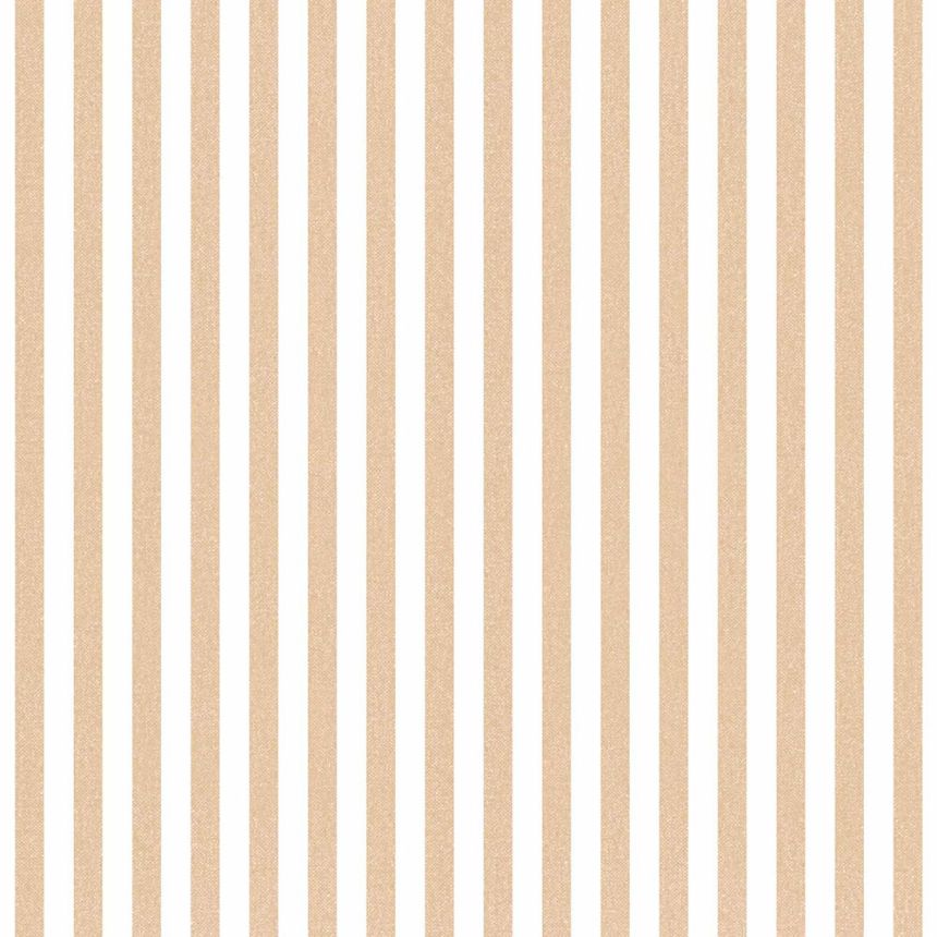 Wallpaper, ochre, fabric imitation, stripes, 38438, Top Stripes, Parato by Cristiana Masi