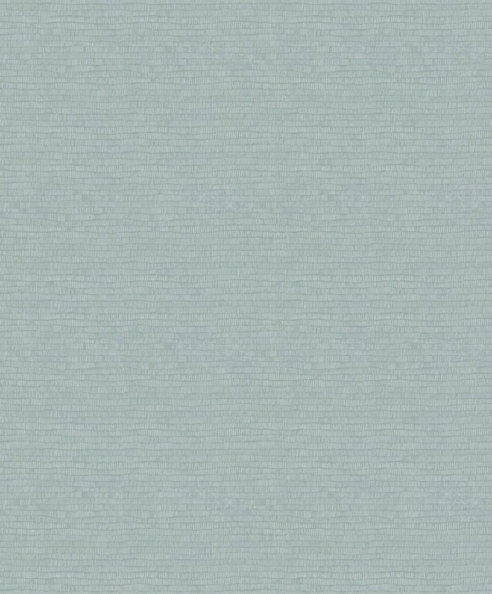 Non-woven wallpaper, blue-green, stripes, ROM403, Romance, Masureel