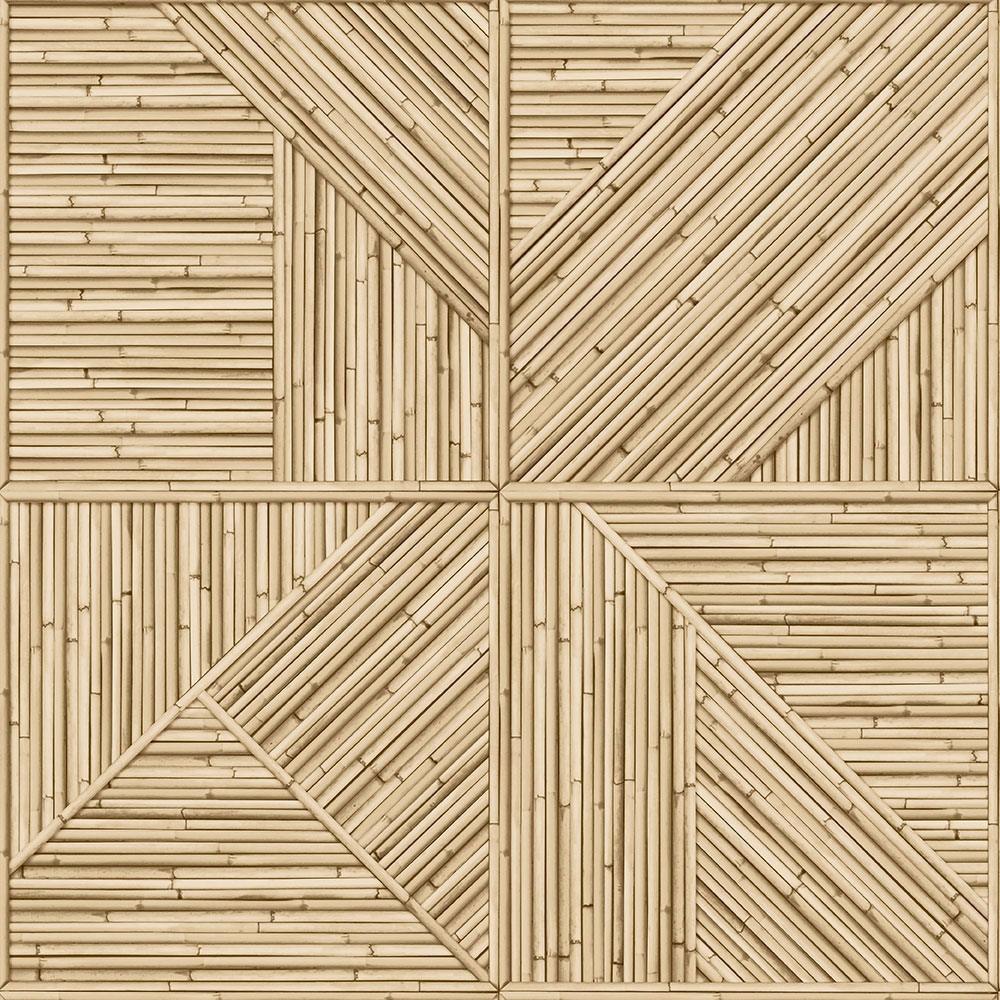 Non-woven wallpaper Chipped bamboo JF2401, Botanica, Geometry, Vavex