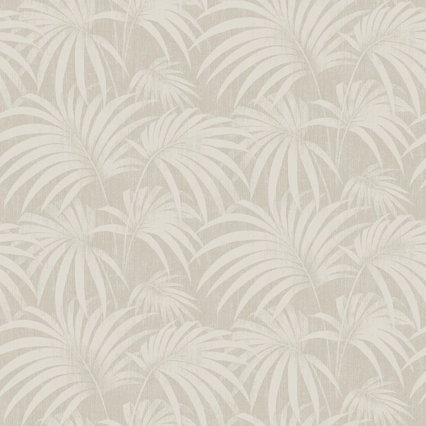 Wallpaper, beige, palm leaves, 38769, Borosan Hem, Boråstapeter