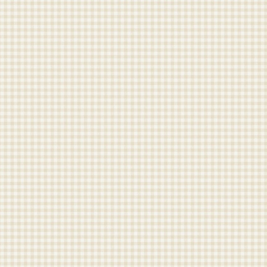 Wallpaper, beige-white, checkered, 7867, Newbie Wallpaper, Boråstapeter