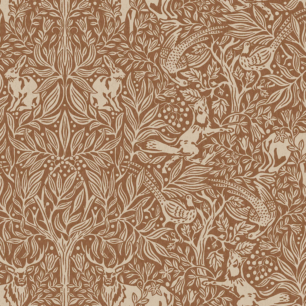 Brown wallpaper, trees, leaves, animals, 2045, Icons, Borastapeter