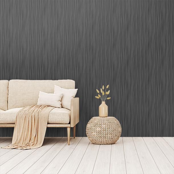 Luxury wallpaper, grey-black, stripes, Z30325, Casa 8, Trussardi