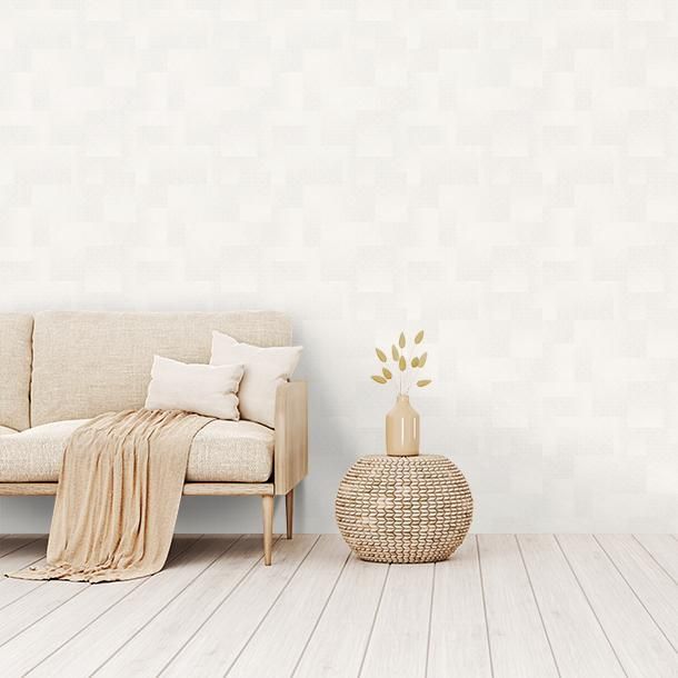 Luxury geometric wallpaper, cream, Z30345, Casa 8, Trussardi