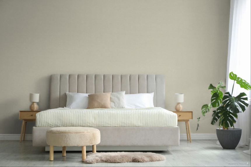 Wallpaper, cream, fabric imitation, 350630, Amber, Eijffinger