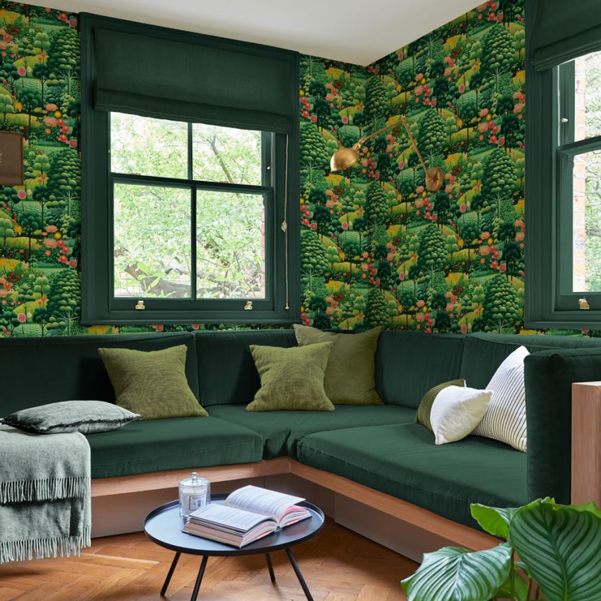 Wallpaper, green, landscape, flowers, trees, 127924, Arboretum, Graham Brown Premium