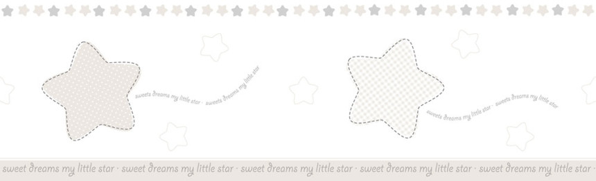 Self-adhesive children's wallpaper border 244-3, Lullaby, ICH Wallcoverings