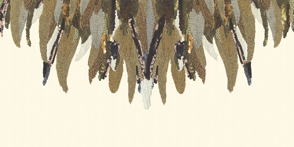 Non-woven mural wallpaper Glitters, Beads 307410, 560 x 280 cm, Museum, Eijffinger