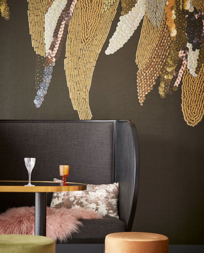 Non-woven mural wallpaper Glitters, Beads 307408, 280 x 280 cm, Museum, Eijffinger