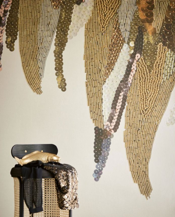 Non-woven mural wallpaper Sequins, Beads 307407, 280 x 280 cm, Museum, Eijffinger
