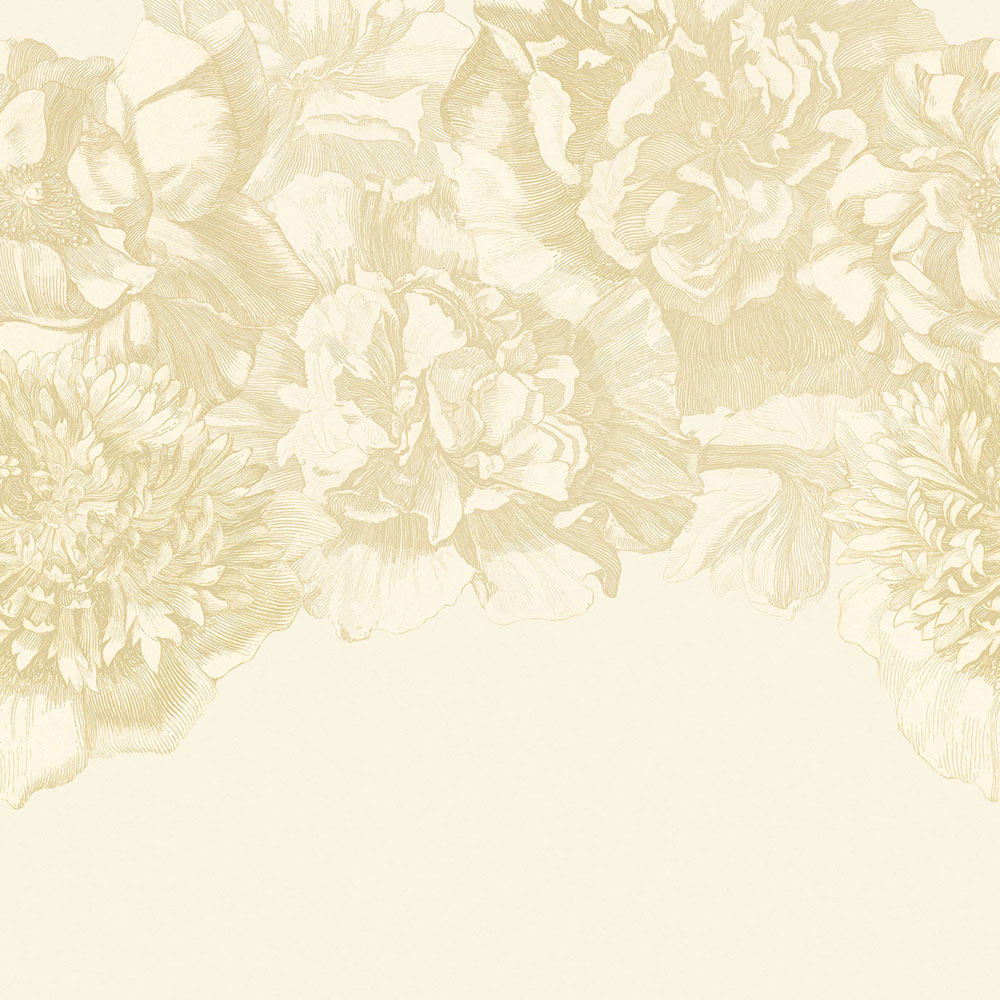 Mural non-woven wallpaper Flowers 307405, 280 x 280 cm, Museum, Eijffinger