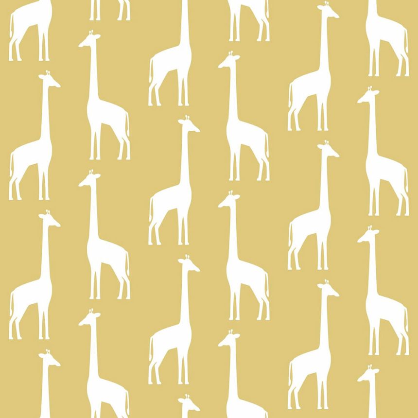 Children's non-woven wallpaper 139059, Giraffes, Let's play, Esta