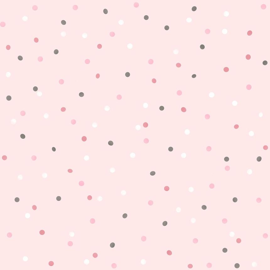 Children's non-woven wallpaper 139051, Polka dots, Let's play, Esta
