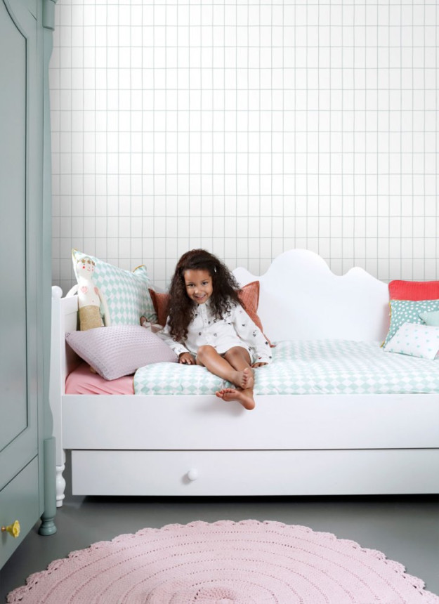 Geometric non-woven wallpaper 139029, Let's play, Esta