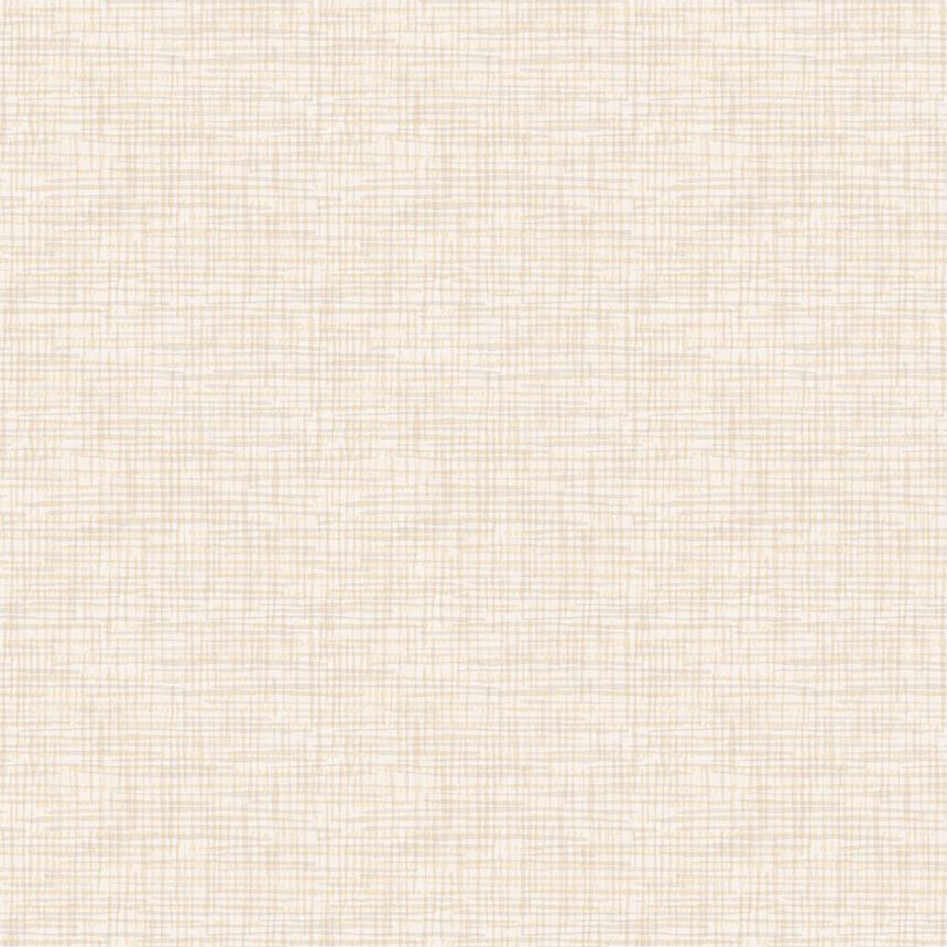 Non-woven wallpaper, cream, coarse fabric imitation FT221241, Best Sellers, Design ID