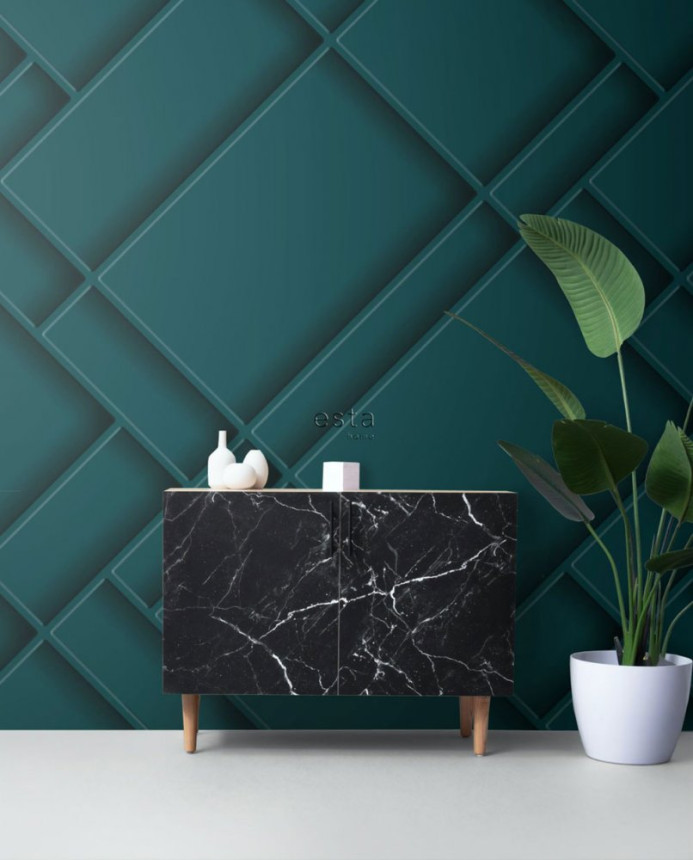 Non-woven geometric 3d wall mural 158964, 2 x 2,79 m, Art Deco, Esta