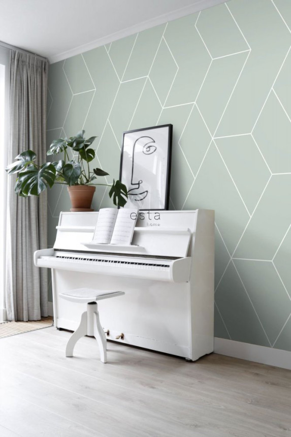 Non-woven geometric wall mural 158963, 2 x 2,79 m, Art Deco, Esta