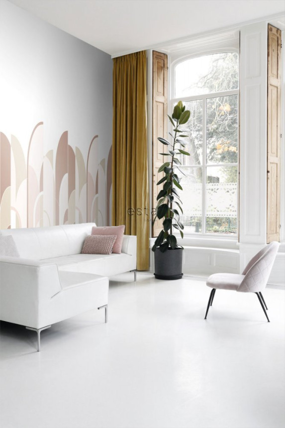 Non-woven geometric wall mural 158959, 1,5 x 2,79 m, Art Deco, Esta
