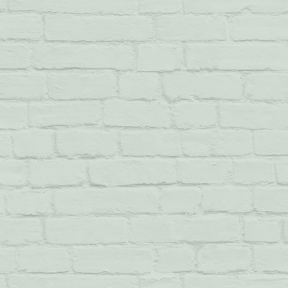 Non-woven green brick wallpaper 139193, Art Deco, Esta
