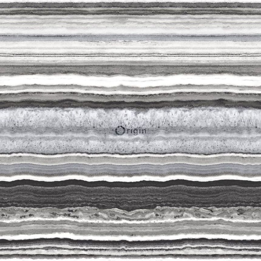 Gray-black marbled non-woven wallpaper 337238, Matières - Stone, Origin