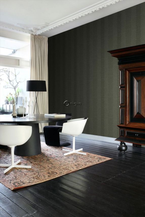 Khaki non-woven wallpaper, imitation crocodile skin 347773, Luxury Skins, Origin