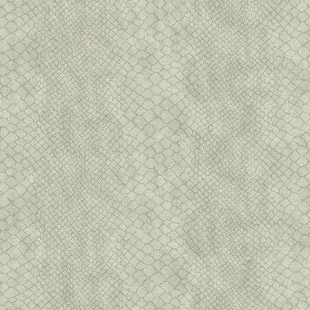 Teal non-woven wallpaper, imitation snakeskin 347767, Luxury Skins, Origin