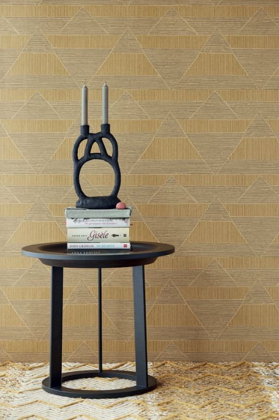 Non-woven geometric pattern wallpaper 312414, Artifact, Eijffinger