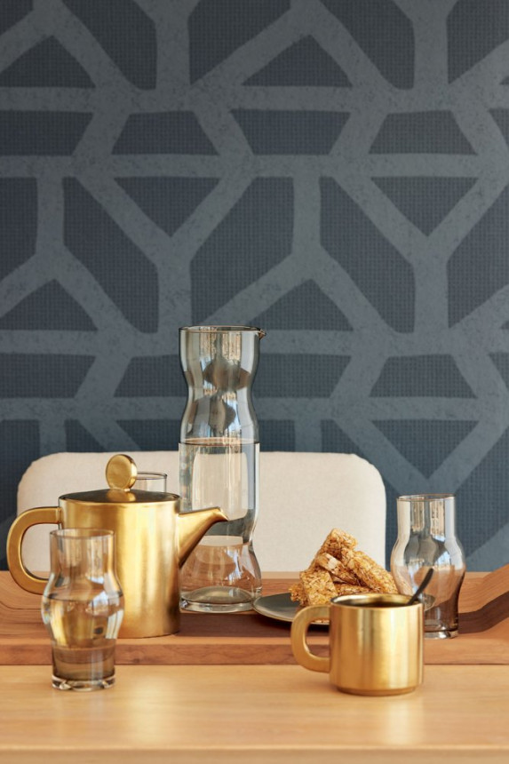 Non-woven geometric pattern wallpaper 312405, Artifact, Eijffinger