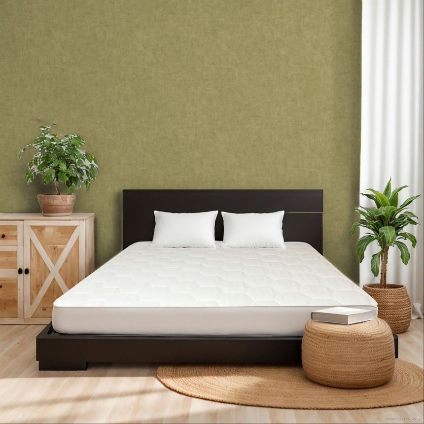 Green wallpaper, concrete, stucco, A51514, One roll, one motif 2, Mural Young Edition, Grandeco