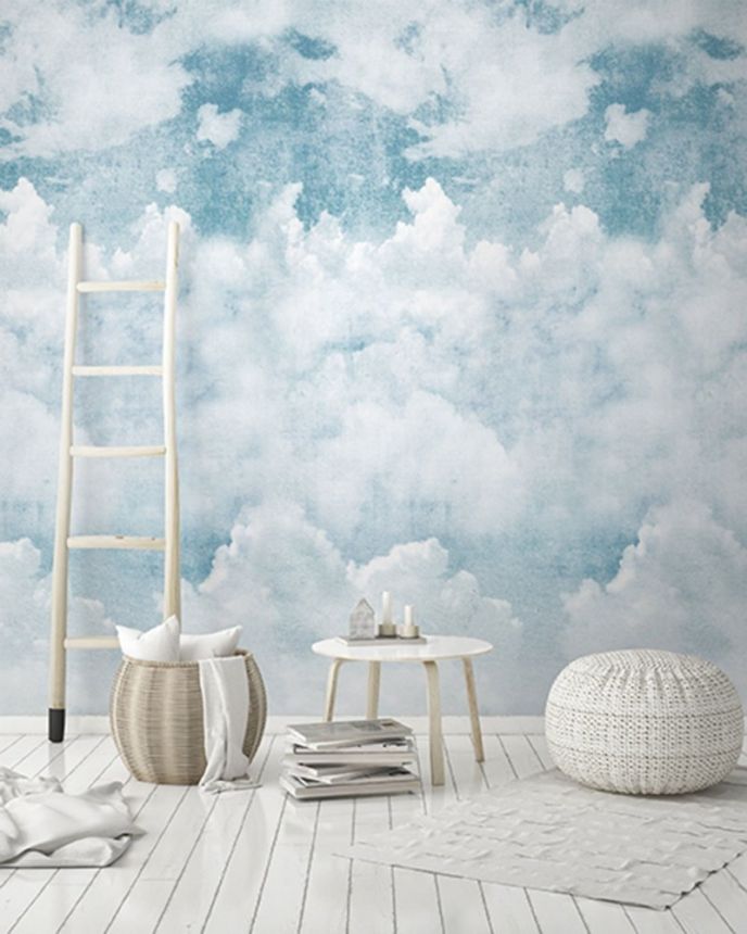 Beige wallpaper, Sky, clouds, A42501, One roll, one motif 2, Grandeco